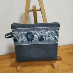 ハンドメイドポーチ(合皮)