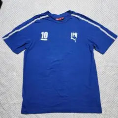 プーマ Tシャツ スポーツ JPN 10 青 M