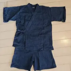 甚平セット ネイビー 110cm