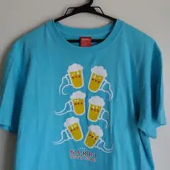 レア オリオンビール Habu Box ハブボックス 水色 KARRI Tシャツ