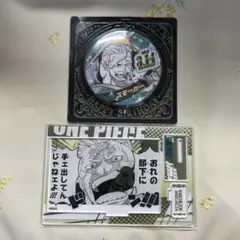 ワンピース ONEPIECE バースデイ 缶バッジ アクリル スモーカー