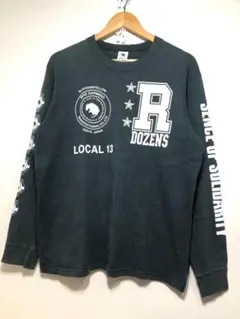 308020 RATS DOZENS BLACK AND YELLOW ロンT