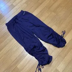 CONVERSE パープル　ルーズフィットパンツ　L