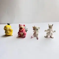 ポケモン レトロフィギュア　4体セット　コダック ヤドラン　ミュウ ミュウツー