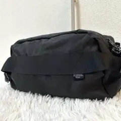 【美品✨大容量】ポーター　ウエストポーチ　ナイロン　ブラック　人気　メンズ