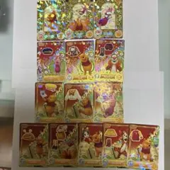 ディズニー マジックキャッスル カード プーさん　5コーデ