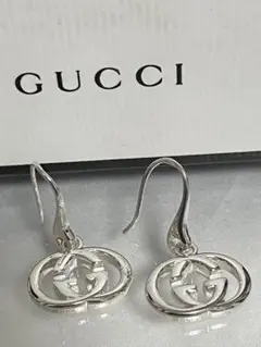 GUCCI 新品未使用品 両耳用 インターロッキングフックピアス 付属品