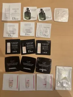 Dior & CHANEL & SHISEIDO サンプル17点