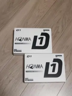 【新品・ホワイト】 ホンマD1 　ゴルフボール　2ダース