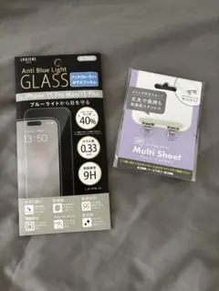 iPhone 15 Pro Max/15 Plus用ガラスフィルム、アクセサリー