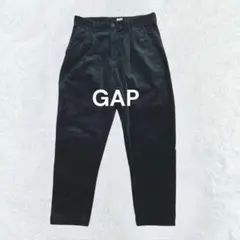 ギャップ◆GAP コーデュロイ ハイライズテーパードパンツ ブラック 28インチ