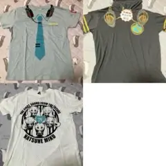 初音ミク、巡音ルカ Tシャツ 3枚セット Mサイズ