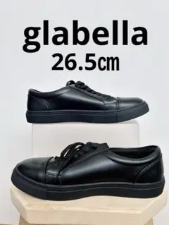 glabellaシューズ　メンズ　黒　26.5㎝