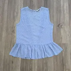 ZARA BASIC ノースリーブ ブラウス