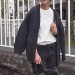 TODAYEUL トゥデイフル ハンドニットカーディガン M 38