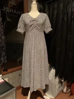 美品 Heatherロングフレアワンピース
