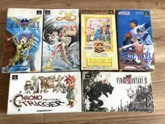スーパーファミコンソフトアルバートオデッセイクロノトリガー他まとめ売り 箱取説付