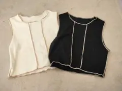 SHEIN　クロップドタンクトップ 130サイズ 2色セット