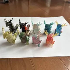 麟核　ガチャ　9点セット　開封済みカプセル説明書無し 麟核 カプセルトイ 参 - メルカリ