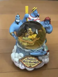アラジン　スノードーム　オルゴール　ディズニー