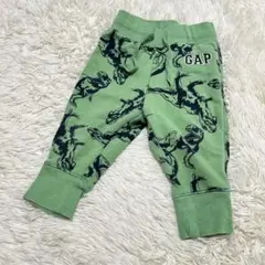 GAP 恐竜柄パンツ 12-18ヶ月　ウエストゴム　裾ゴム