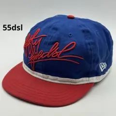 美品 NEW ERA × 55DSL コラボキャップ ディーゼル トリコロール