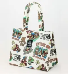 【新品】ヒステリックミニ ヒスミニ トートバッグ 白 キャンプ