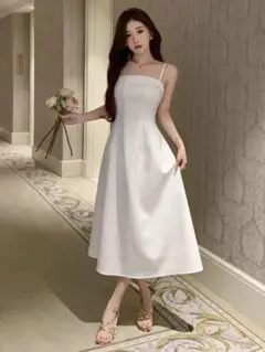 韓国ワンピース　ホワイト