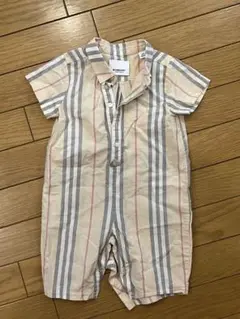 BURBERRY BABY バーバリー ベビー服 半袖ショートオール 68cm