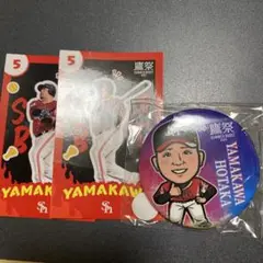 山川穂高 若鷹ガチャ ステッカー2枚セット