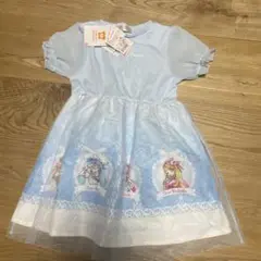 タグ付き新品プリキュアパネルP tDOP チュニックワンピース100