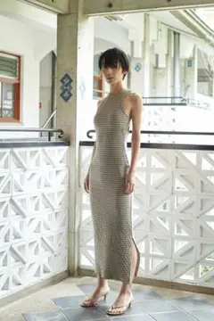 rosarymoon Gingham Body Fit Dress