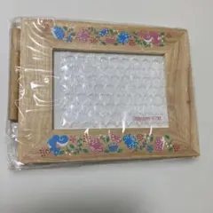 楽天ママ割　ラバーウッドフォトスタンド