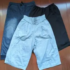 キッズ ハーフパンツ 3点セット