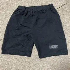 キッズ　ハーフパンツ 130サイズ 綿100% 黒　週末値下げ