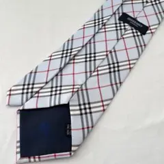【美品】BURBERRY バーバリーノバチェック ライトブルー 水色