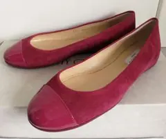 新品ジミーチュウ スエード バレエシューズ (22.5㎝)