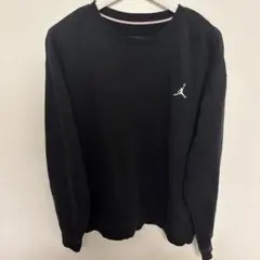 Jordan ブラック クルーネックスウェット