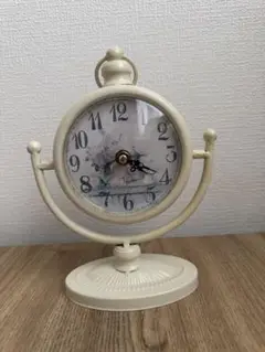 値下げ中‼️美品‼️アイボリー クラシックスタイル 置時計