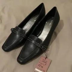 【新品未使用品】パンプス ヒール サンダル ブラック
