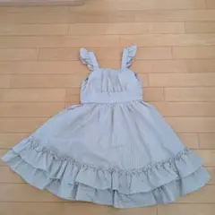 キャサリンコテージ　チェック柄フリルサマードレス 130