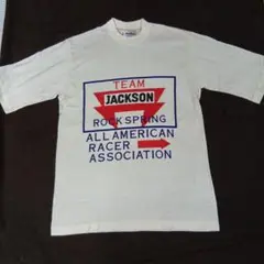 TEAM JACKSON Tシャツ Lサイズ 未着用　日本製　昭和レトロ