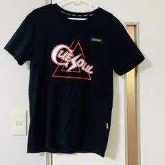 CUESOUL ロゴ入り 黒 Tシャツ　M