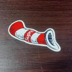 Supreme cat in the hat ステッカー