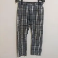 【人気】BURBERRY BLACK LABEL ノバチェック パンツ 79