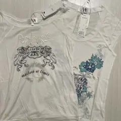 【ロートレアモン】Tシャツ　ホワイト　半袖2枚