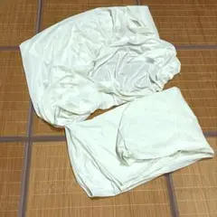 ニトリ ボックスシーツNクール シングルサイズ アイボリー２枚組み