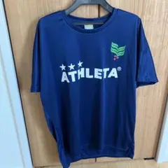 ATHLETA ネイビー Tシャツ Lサイズ
