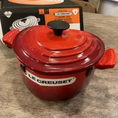 新品 未使用!美品!ル・クルーゼ ココット・ダムール チェリーレッド