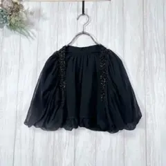 ☆ メトリーゼ/MAITRESSE (9) ボレロ 半袖 ビーズ装飾 ブラック